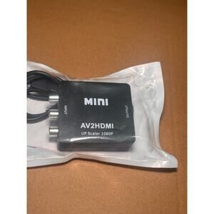 HDMI Converter - Mini AV2HDMI - Adapter Deluxe Computer Cable Up Scaler 1080P